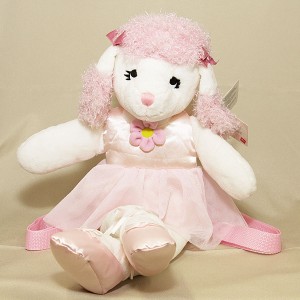 Pink Poodle Back Pack