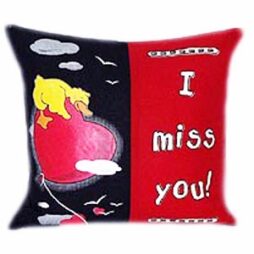 I miss you Glow In The Dark Pillow