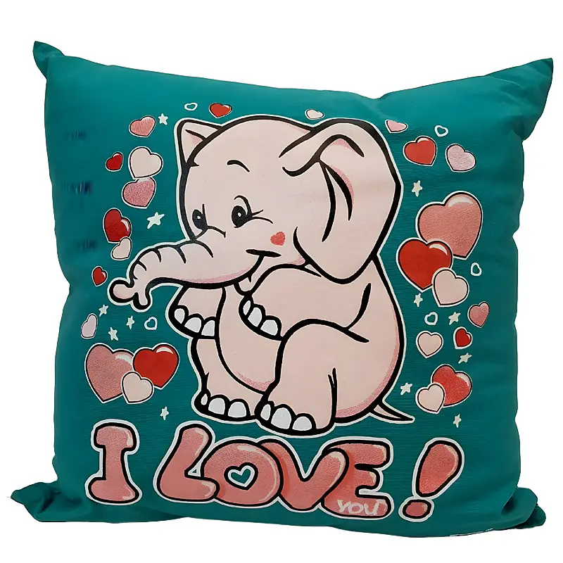 I Love You Elephant Pillow