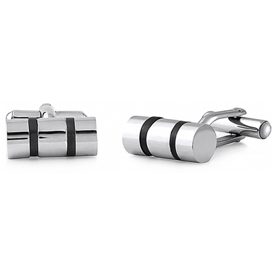 Stainless Steel Cylinder Cufflinks