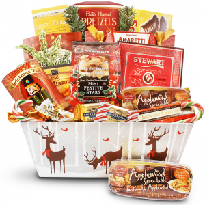 Reindeer Delivery Gift Basket