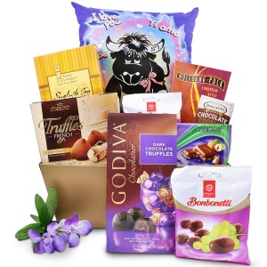 Love Notes Romantic Chocolate Gift Basket