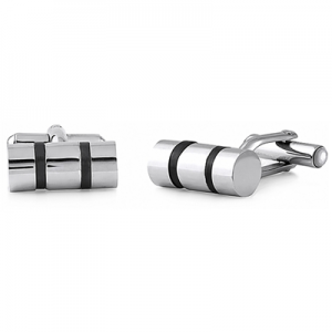 Stainless Steel Cufflinks Cylinder