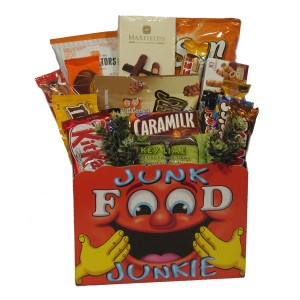 Junk Food Junkie - Snack gift basket