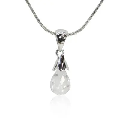 Teardrop CZ Pendant