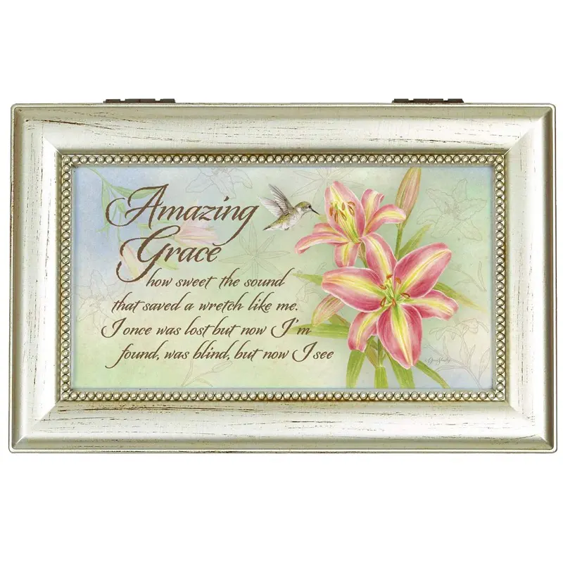 Amazing Grace sympathy music/ jewelry box