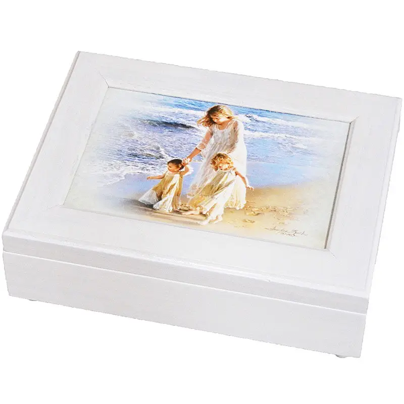 Walk Along The Beach Musical Jewelry Box