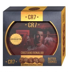 Christiano Ronaldo CR7 Limited Edition Tin Butter Cookies