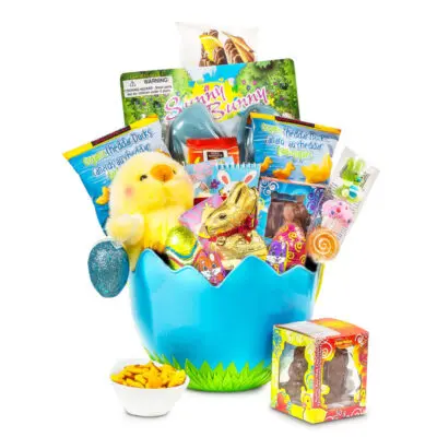 Egg Hatching Easter Chick Basket