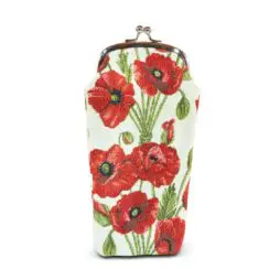 Glass Pouch poppy