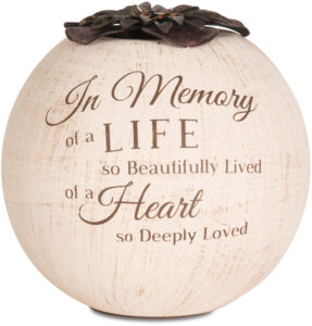 In memory of a life Candle holder