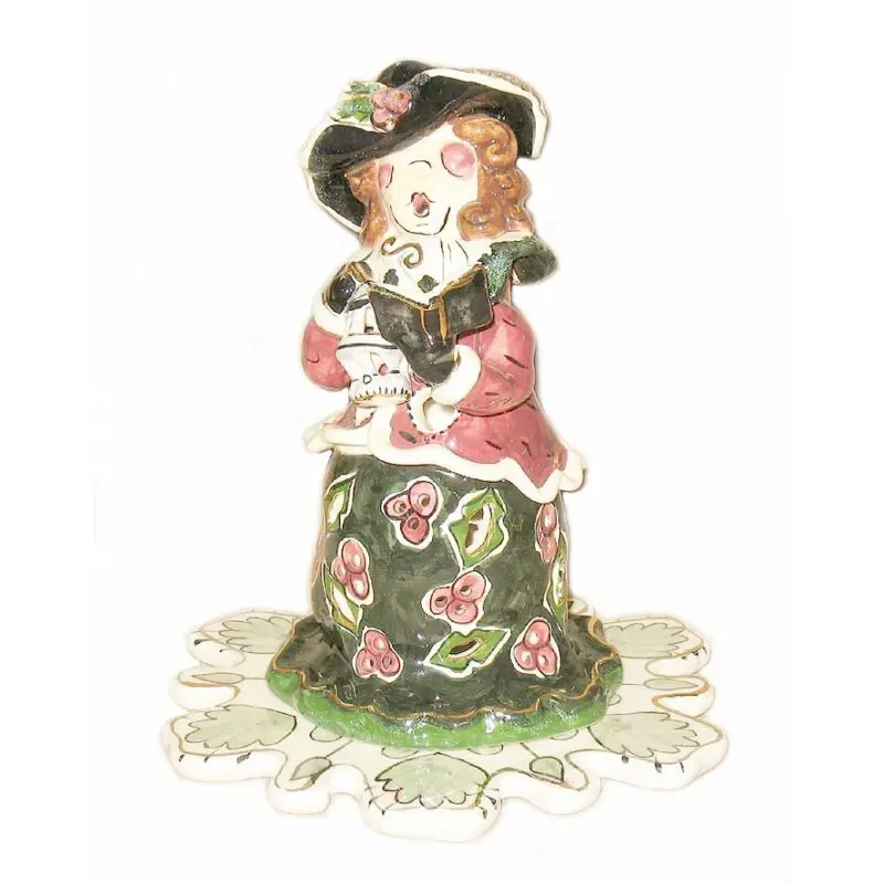 Victorian Girl Caroler Light