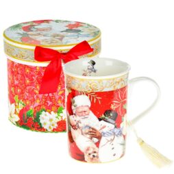 Santa And Snowman Mug