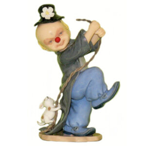 Performing Clown Figurine