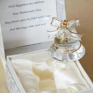 5th Anniversary Glass Bell