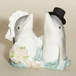 Wedding Cake Top - Dolphin Couple