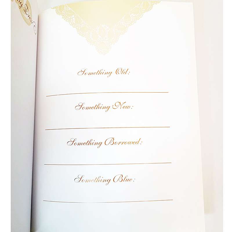 Wedding Memory Book with Crystal Heart Pendant - Image 6
