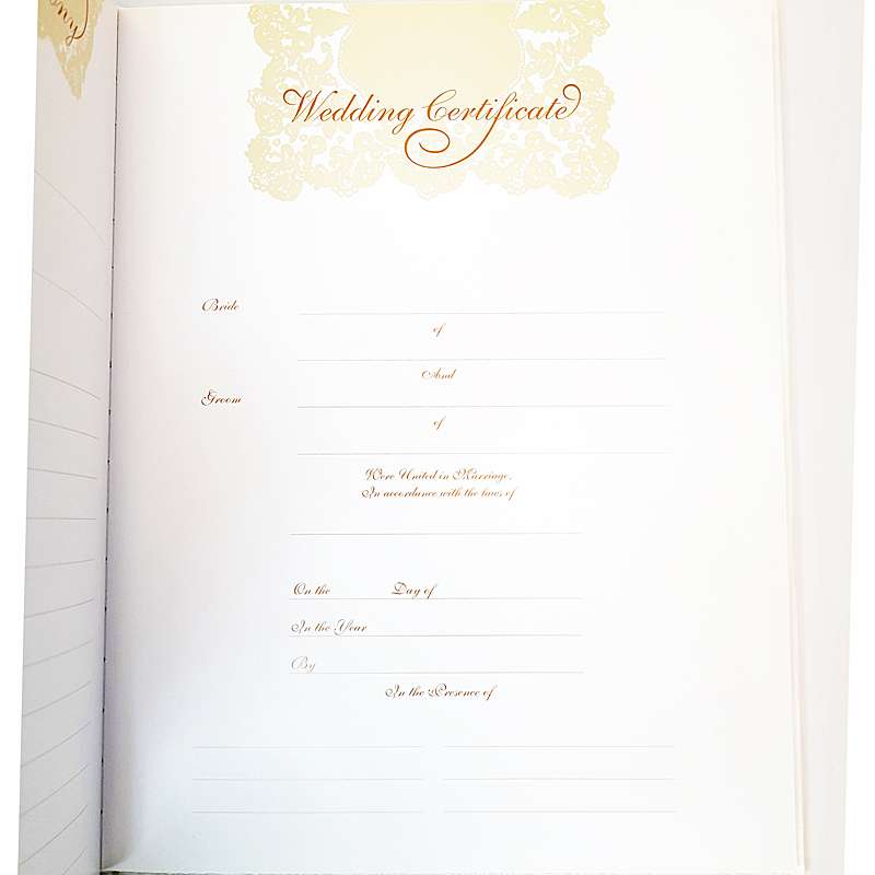 Wedding Memory Book with Crystal Heart Pendant - Image 7