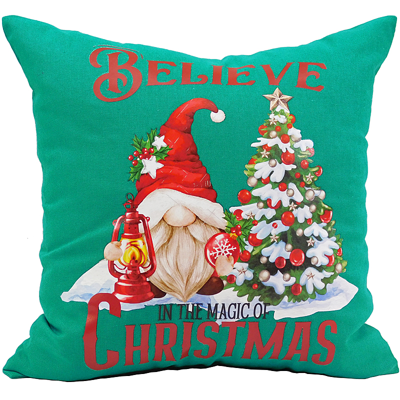 Gnome Believe Christmas pillow