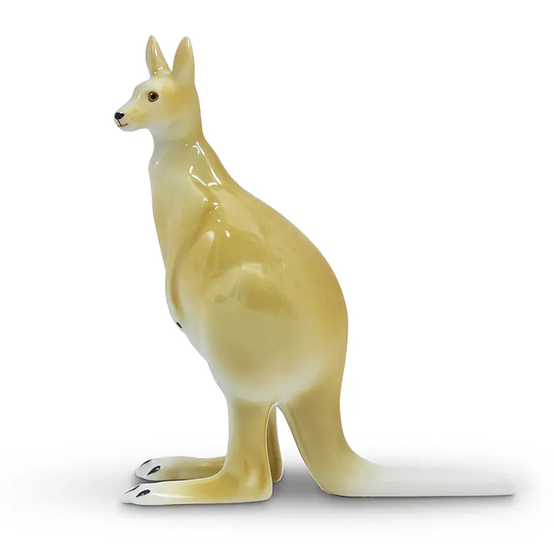 Kangaroo Porcelain Figurine