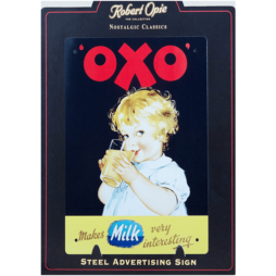 OXO Milk Vintage Sign