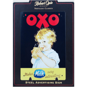 OXO Milk Vintage Sign