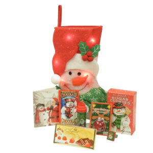 Cheeky Flashing Snowman Stocking