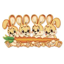 Bunny Bunch Wall Decor