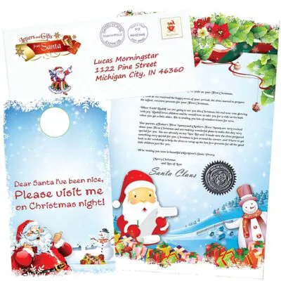 Baby's First Christmas Santa Letter