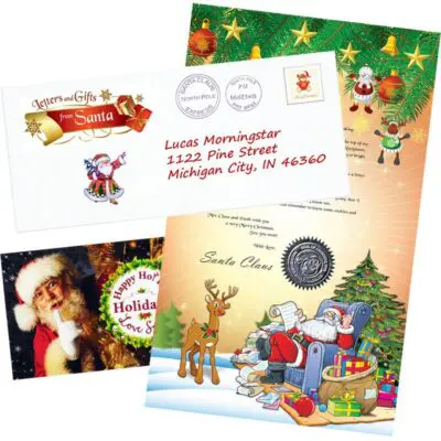 Santa Letters, Initials & Scrolls Gift Packages