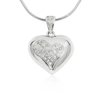 Sterling Silver Heart Necklace