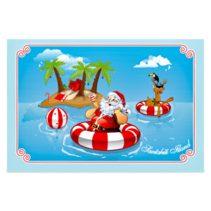 Summer card from Santa