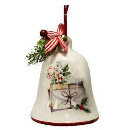 Ceramic Bell Ornament