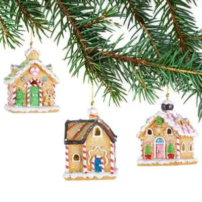 LED Gingerbread House Ornament