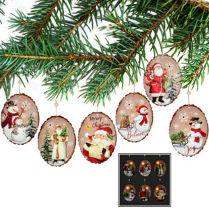 Oval Ornament With LED