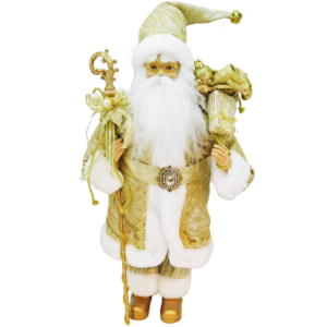 Santa in Golden suit