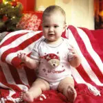 Baby's 1st Christmas diaper shirt 0-3 months +$14.95