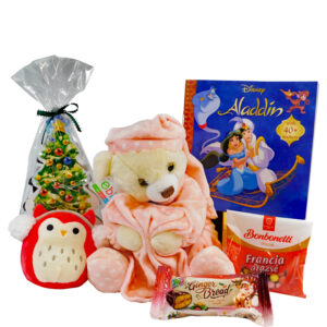 Dreamy Baby Girl Bear Santa Package