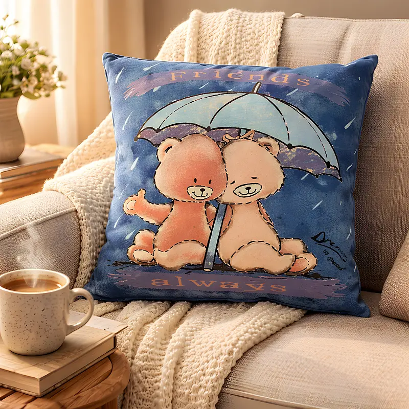 Friends Always Glow Pillow