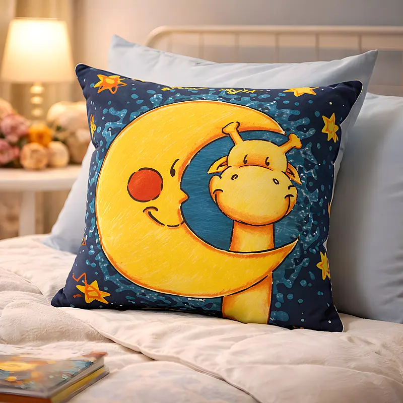 Giraffe Good Night Glow Pillow