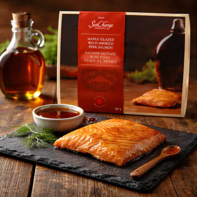 Maple Glazed Smoked Salmon