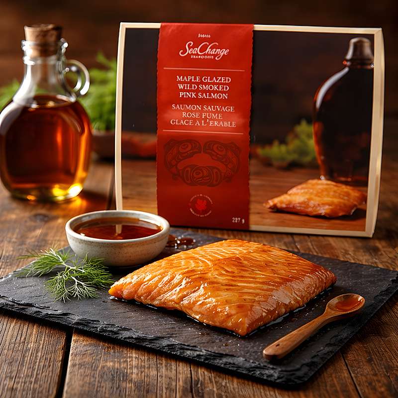 Maple Glazed Smoked Salmon